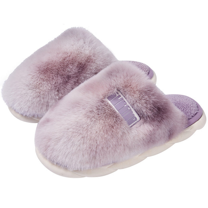 Tie Dyed Autumn And Winter Household Slippers-Womens Footwear-Zishirts