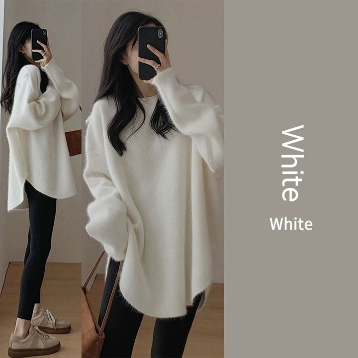 Autumn And Winter Gentle High-grade Versatile Soft Glutinous Knitted Bottoming Shirt-Women's Outerwear 2023-Zishirts