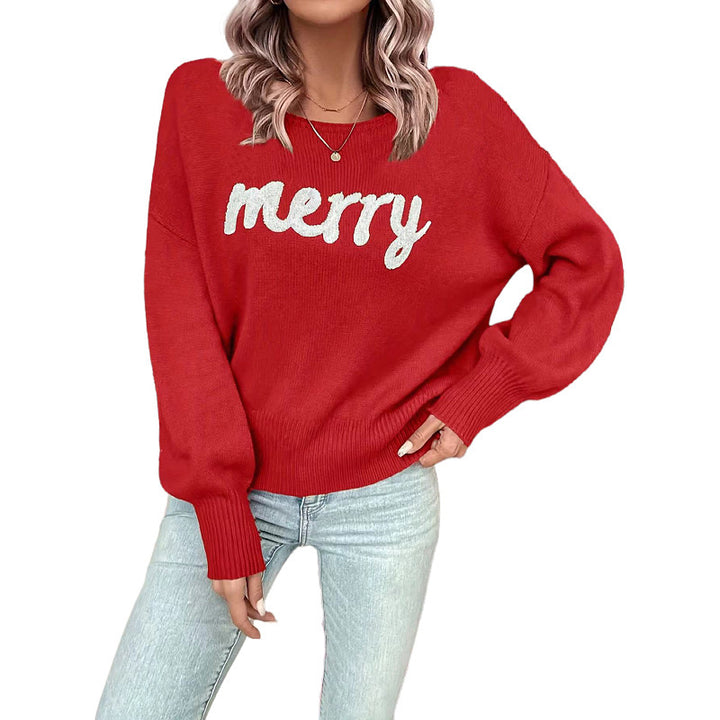 European And American Christmas Round-neck Long-sleeved Pullover-0-Zishirts