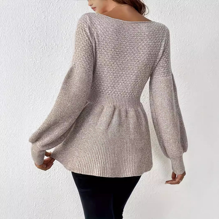 All-match Round Neck Pullover Knitted Sweater-0-Zishirts