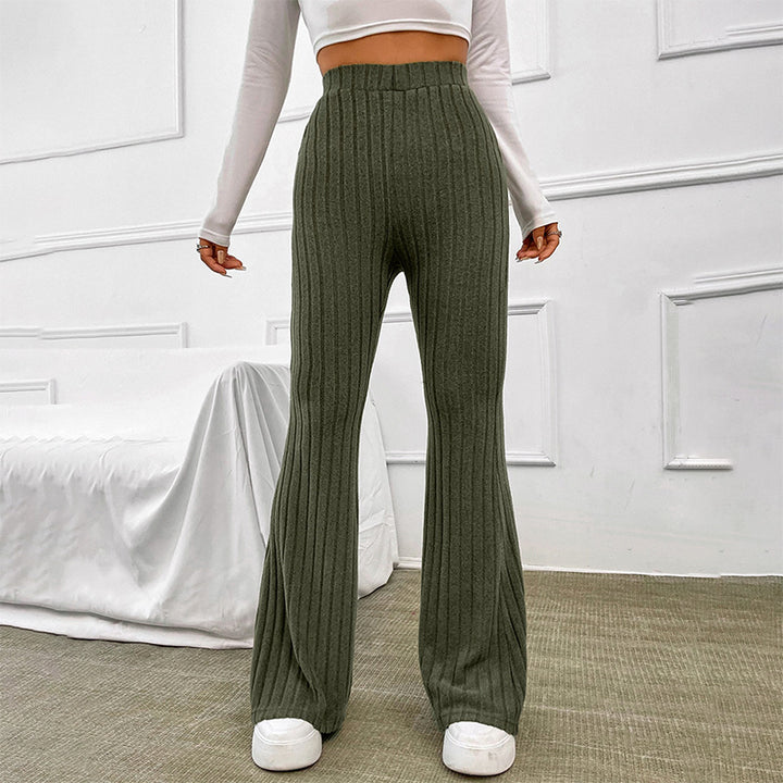 Fashionable High Waist Trousers For Women-Women's Outerwear 2023-Zishirts