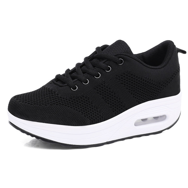 Fly Woven Mesh Breathable Sports Casual Shoes-Womens Footwear-Zishirts