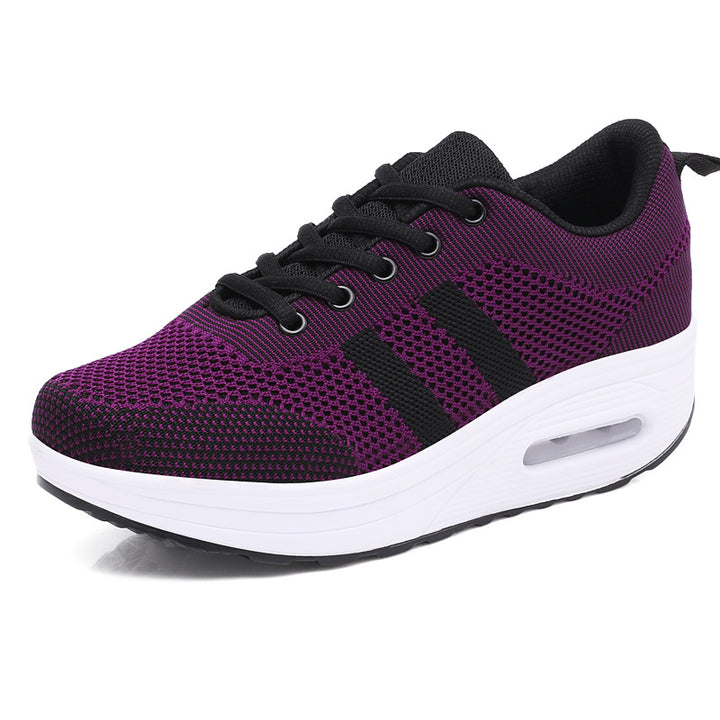 Fly Woven Mesh Breathable Sports Casual Shoes-Womens Footwear-Zishirts