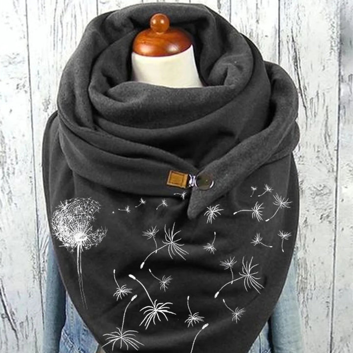 Women's Fashionable Cotton Warm Printed Scarf-Scarves & Wraps-Zishirts