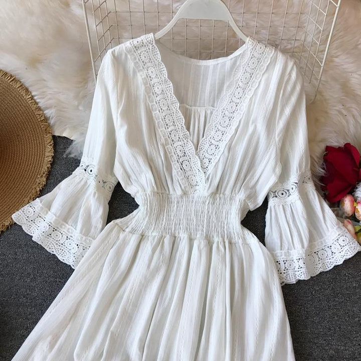 Korean Holiday Beach Dress For Women-Lady Dresses-Zishirts