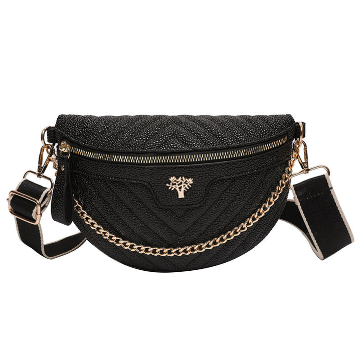 Women's One-shoulder Chain Crossbody Bag-Women's Bags-Zishirts