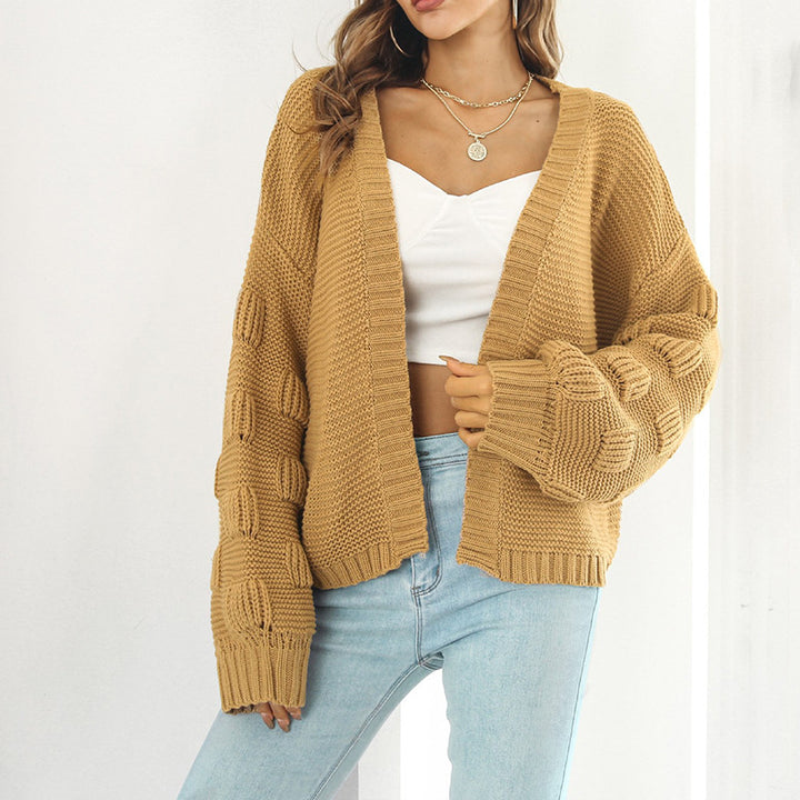 Women's Knitted Cardigan Casual Retro-Sweaters-Zishirts