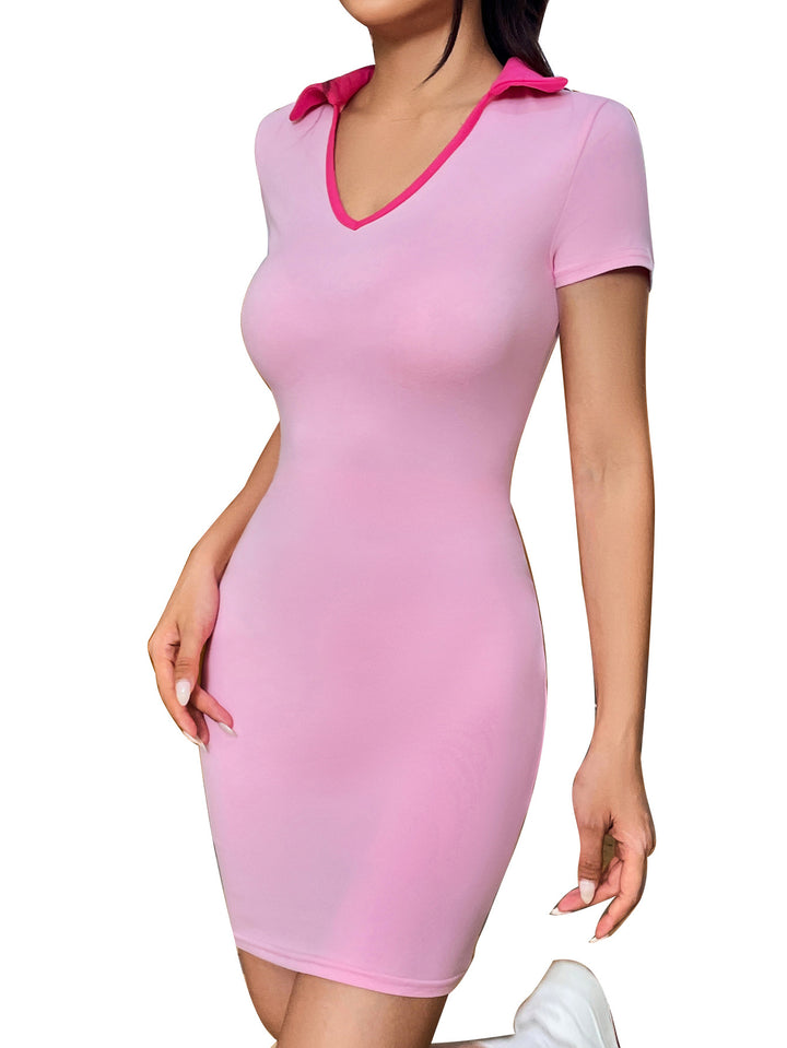 Women's Fashionable Slim-fit Sheath Dress-Suits & Sets-Zishirts