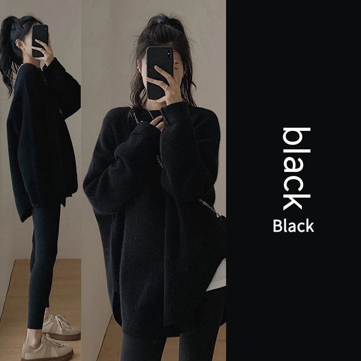 Autumn And Winter Gentle High-grade Versatile Soft Glutinous Knitted Bottoming Shirt-Women's Outerwear 2023-Zishirts