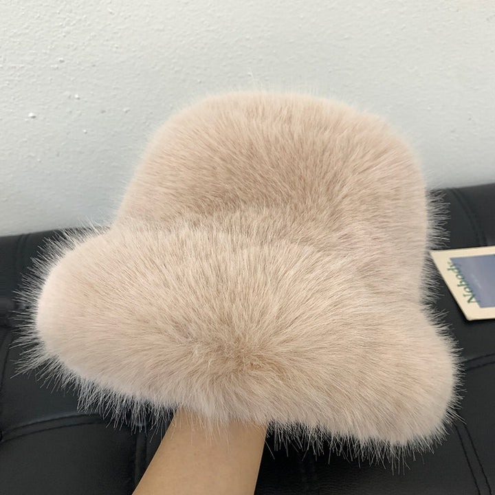 High-end Face-looking Small Warm Ear Protection Mink Hat For Women-Women's Outerwear 2023-Zishirts