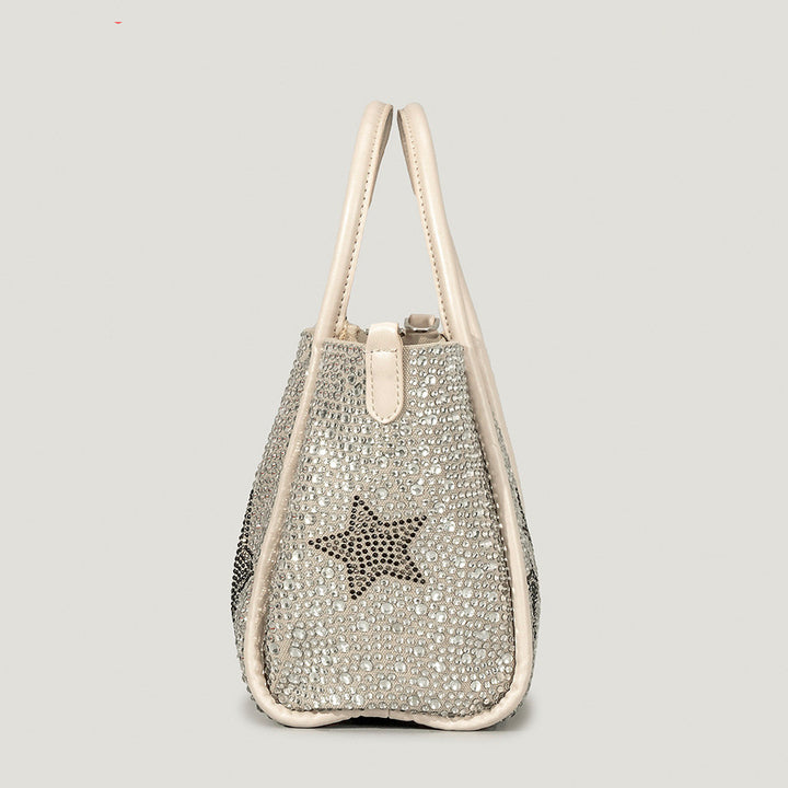 Autumn And Winter XINGX Rhinestone Shopping Handbag For Women-Women's Bags-Zishirts