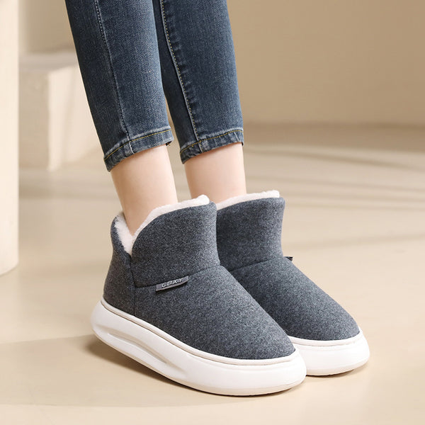 Winter Cotton Slippers Thick Casual Thick-Womens Footwear-Zishirts