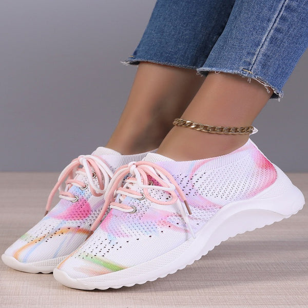 Sports Shoes Graffiti Colorful Women-Womens Footwear-Zishirts