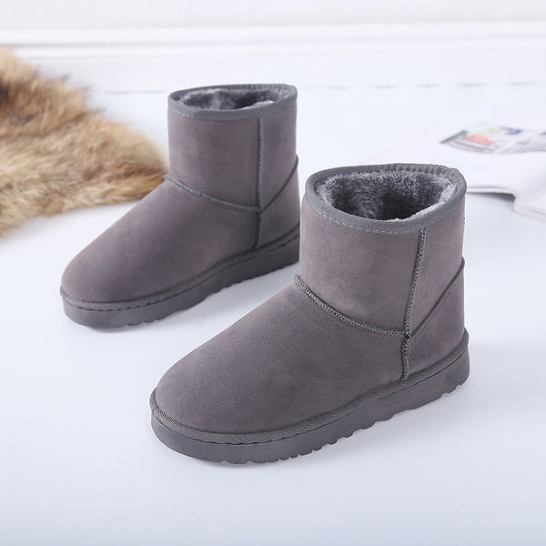 Snow Boots Winter Faux Fur Women Shoes-Womens Footwear-Zishirts