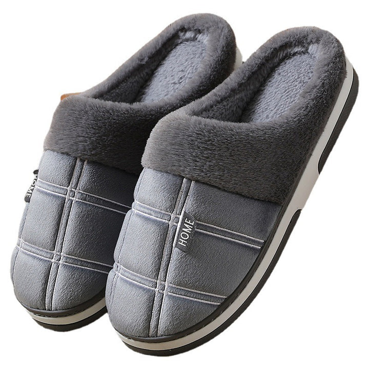 Winter Warm Slugged Bottom Plush Slippers-Womens Footwear-Zishirts