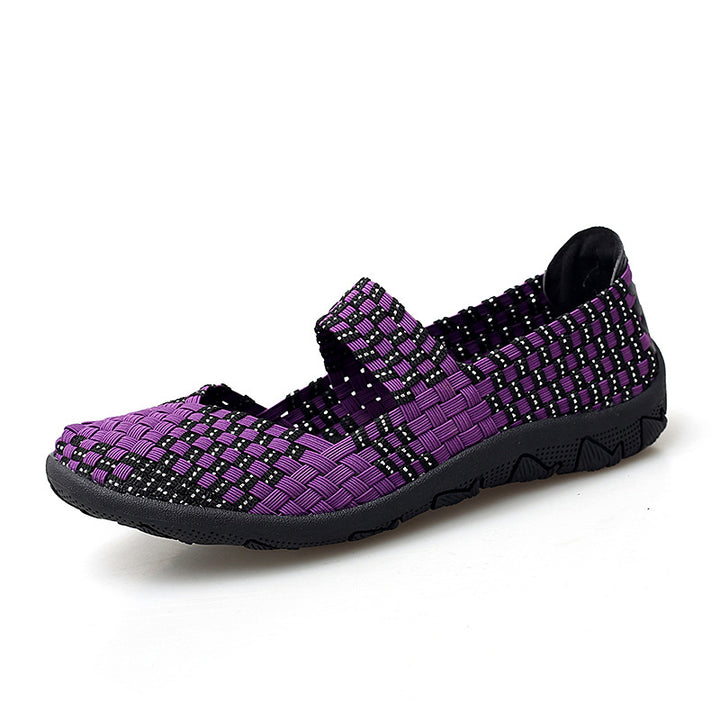 Lightweight Braided Shoes Women's Sports Mesh Surface Shoes-Womens Footwear-Zishirts