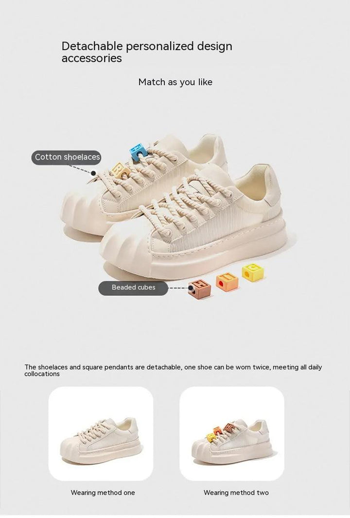 New Shell Toe Breathable Versatile Casual Sneakers Couple Style-Womens Footwear-Zishirts