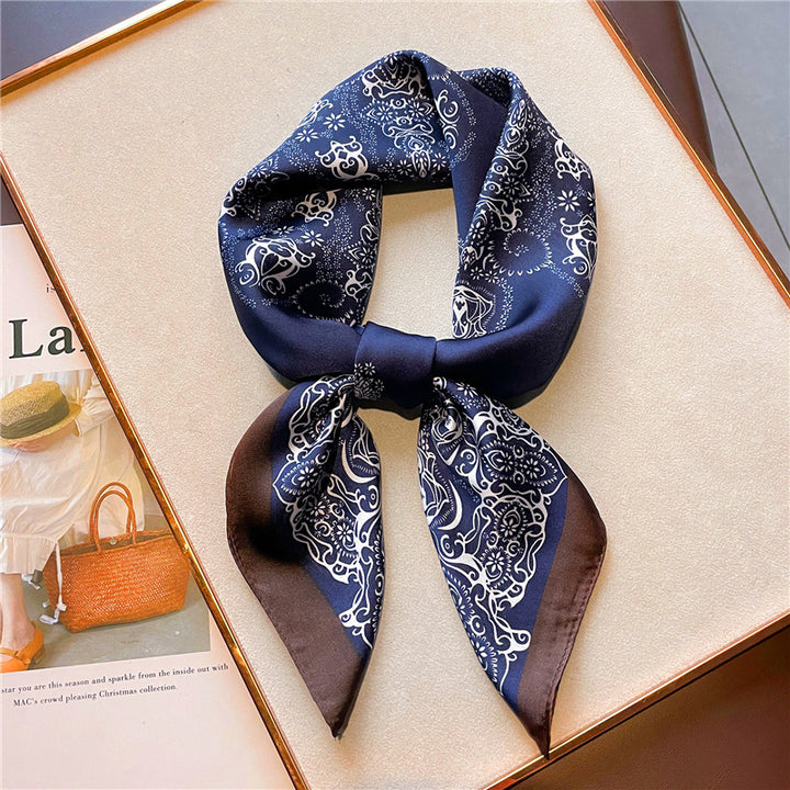 New Women's Scarves 70cm Love Bird Letter Pattern-Scarves & Wraps-Zishirts