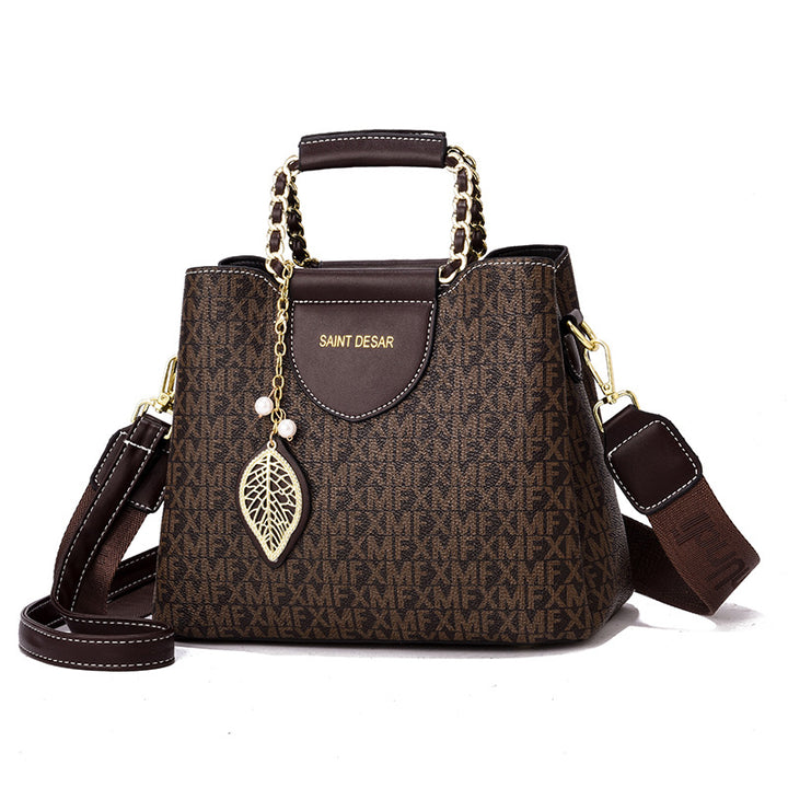 Women's Vintage Fashion Print Handbag-Women's Bags-Zishirts