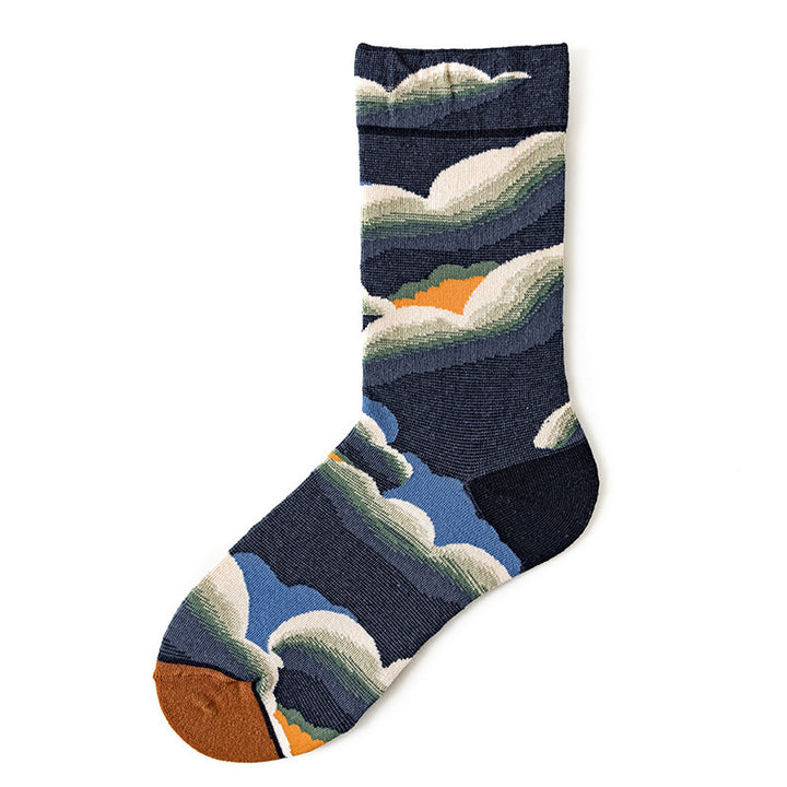 Women's Mid-calf Autumn And Winter 100 Cotton Socks-Womens 2024 March-Zishirts