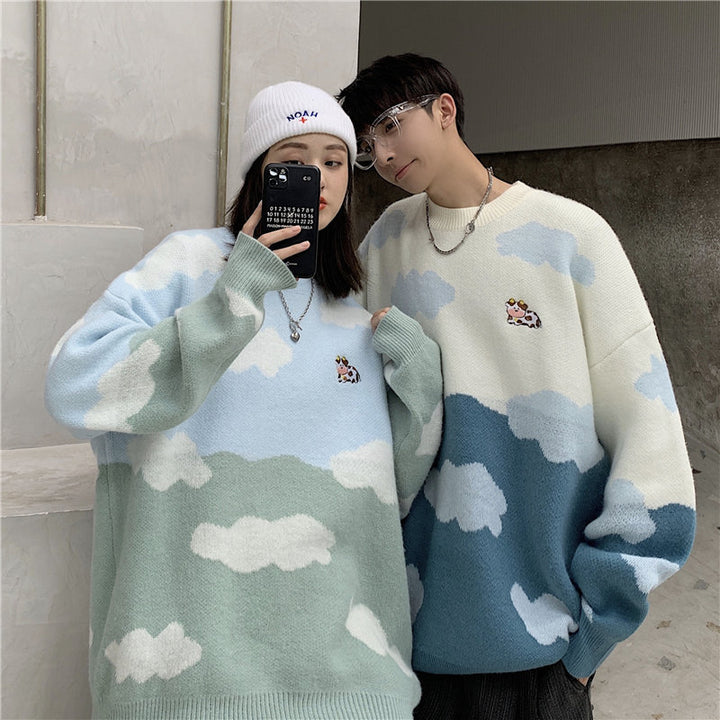 Sweater Cute Cartoon Cloud Thread Clothes For Men And Women-Sweaters-Zishirts