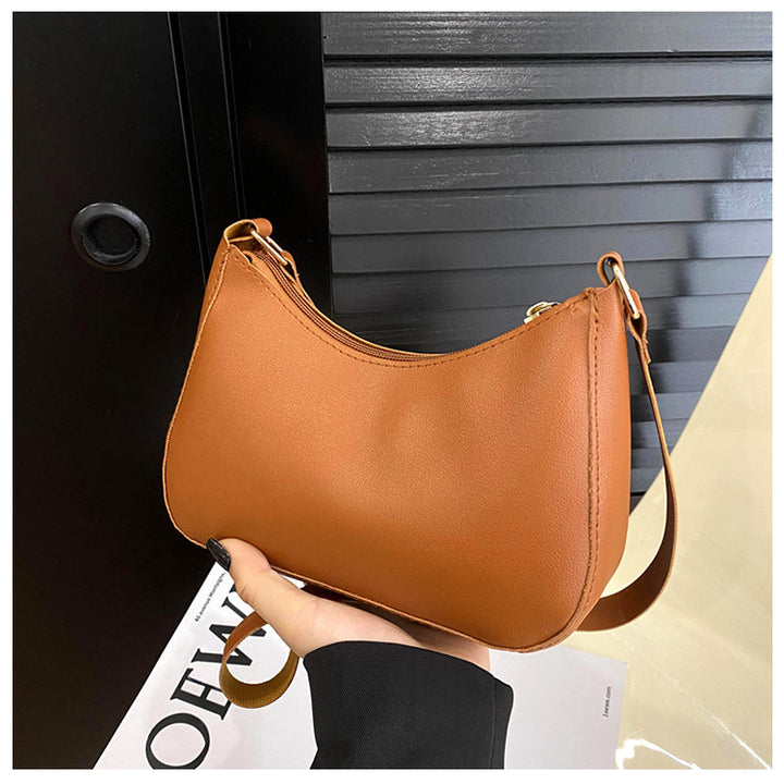 Women's Underarm Bag Solid Color Small Square Handbag Fashion Shoulder Bags-Women's Bags-Zishirts