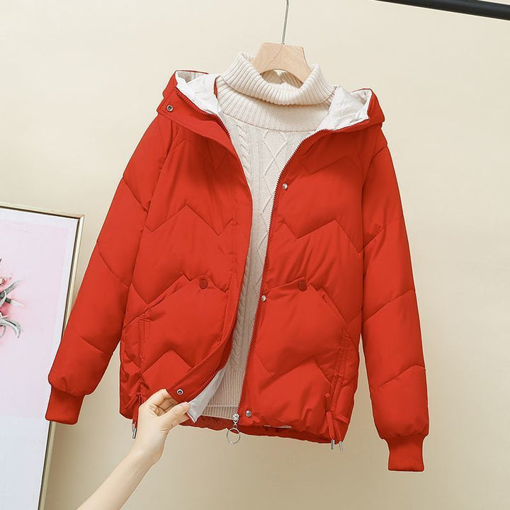 Women's Winter Loose Fashion Short Cotton Coat-Jackets-Zishirts