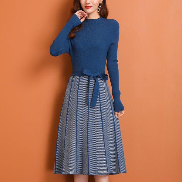 Sweater Skirt Inner Wear Base Temperament Long Women's Clothing Dress-Women's Outerwear 2023-Zishirts