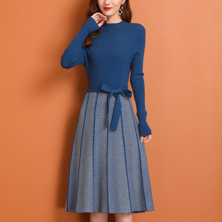 Sweater Skirt Inner Wear Base Temperament Long Women's Clothing Dress-Women's Outerwear 2023-Zishirts