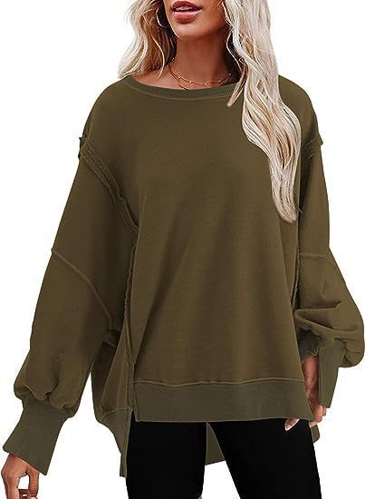 Women's Fashion Casual Loose Sweatshirt-Blouses & Shirts-Zishirts