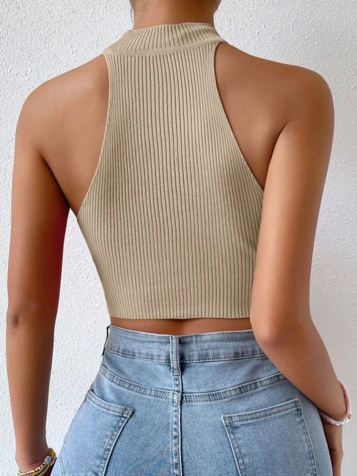 Cute Style Camisole Top Knitted Vest For Women-Blouses & Shirts-Zishirts