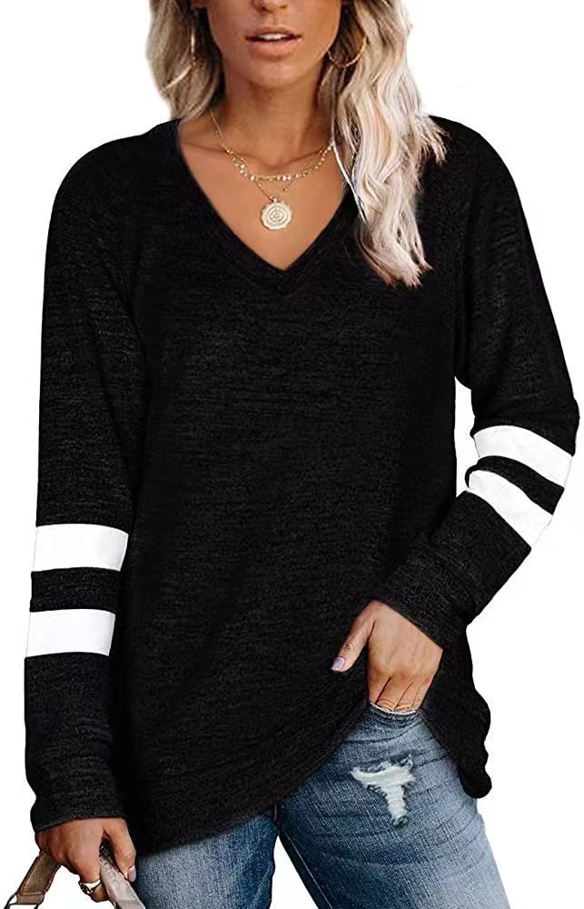 Women's New Loose-fitting Casual T-shirt Top-Blouses & Shirts-Zishirts