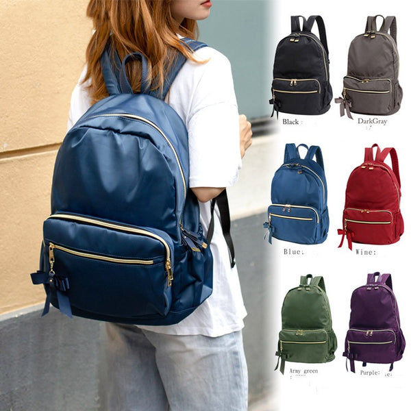 Women's Backpack Oxford Cloth Lightweight Nylon-Women's Bags-Zishirts