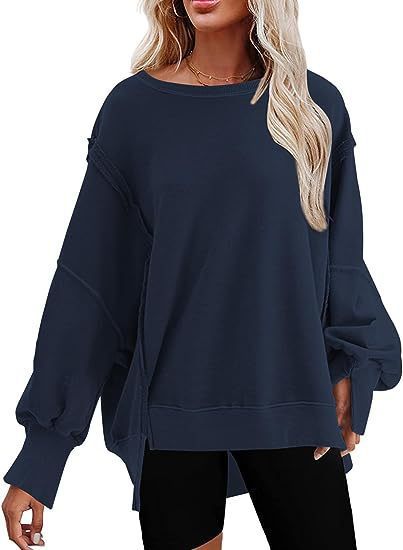 Women's Fashion Casual Loose Sweatshirt-Blouses & Shirts-Zishirts