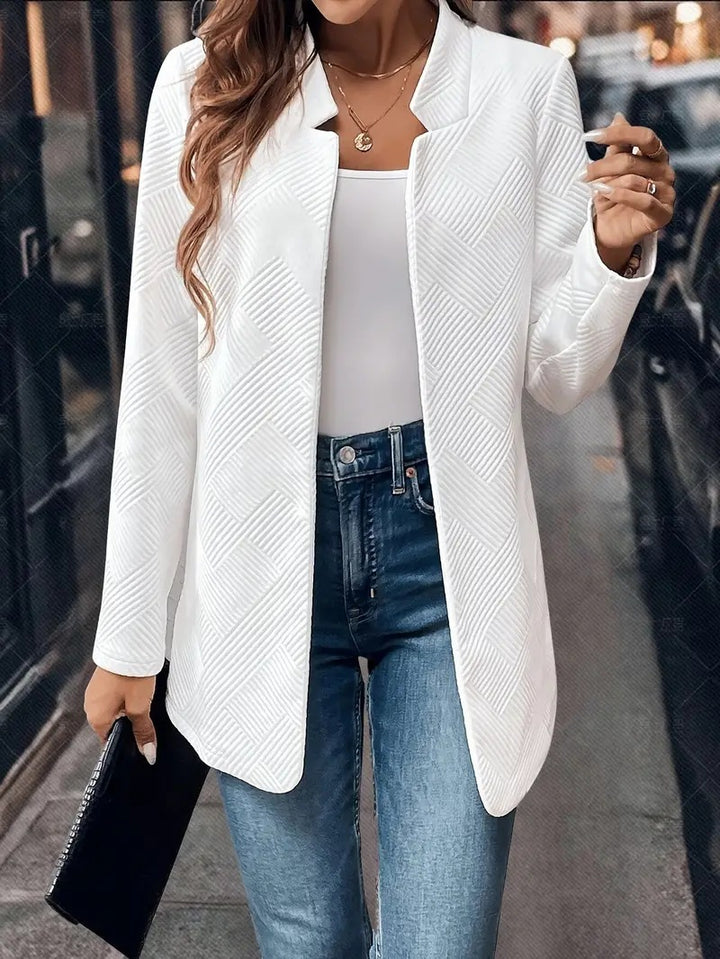 Women's Textured Cardigan Fashionable Jacket-Jackets-Zishirts