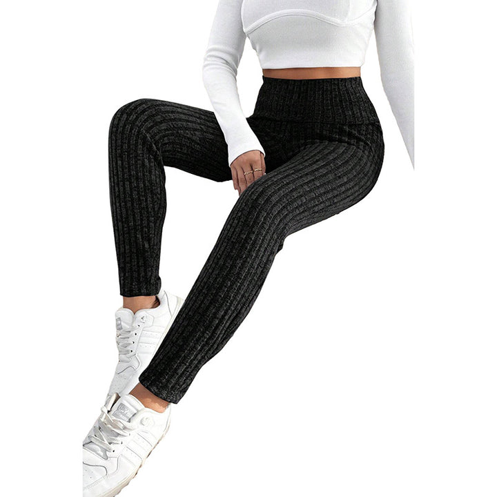 Women's Casual All-match Solid Color High Waist Tight Leggings-Women's Outerwear 2023-Zishirts