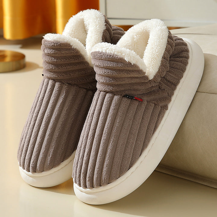 Men's And Women's Same Style Cotton Slippers-Womens Footwear-Zishirts