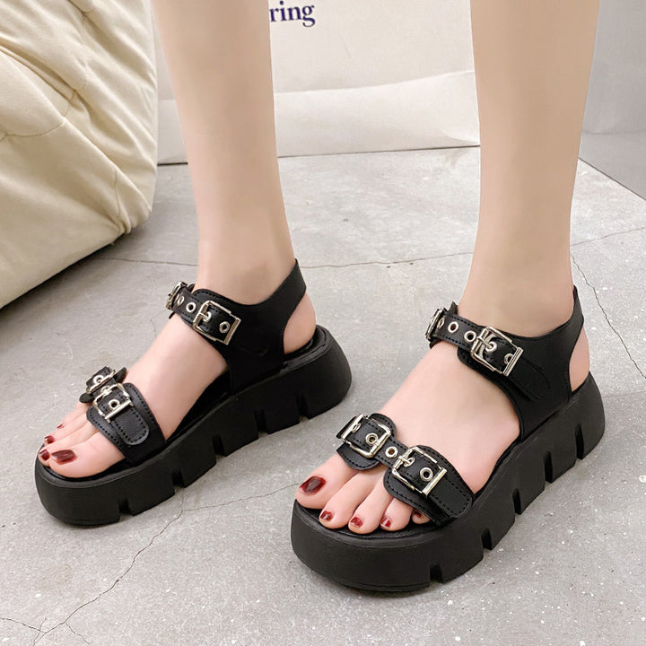 Women's Fashion Leisure Platform Platform Sandals-Womens Footwear-Zishirts