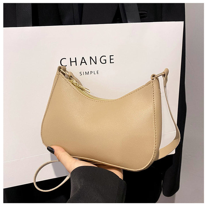 Women's Underarm Bag Solid Color Small Square Handbag Fashion Shoulder Bags-Women's Bags-Zishirts