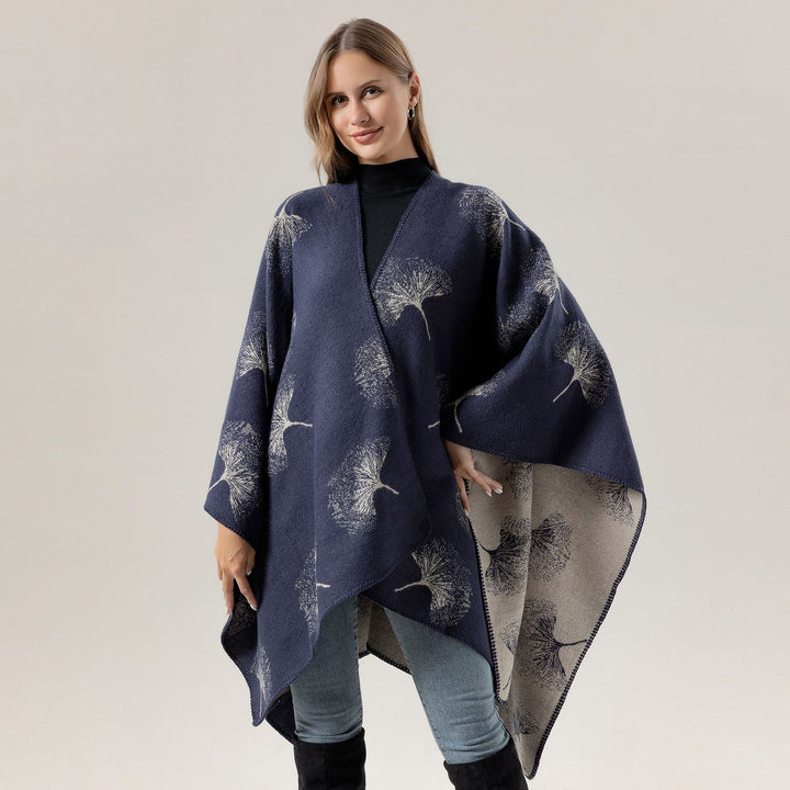 Ginkgo Leaf Shawl Summer High Sense-Scarves & Wraps-Zishirts