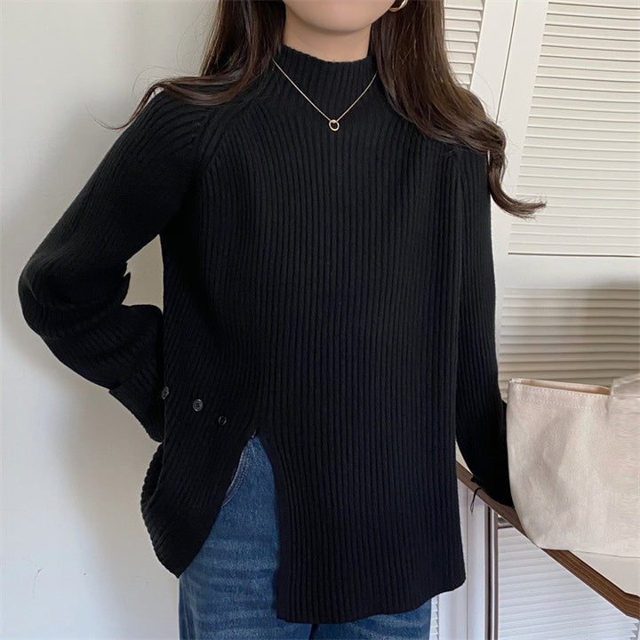 Autumn And Winter New Half Turtleneck Pullover-Sweaters-Zishirts