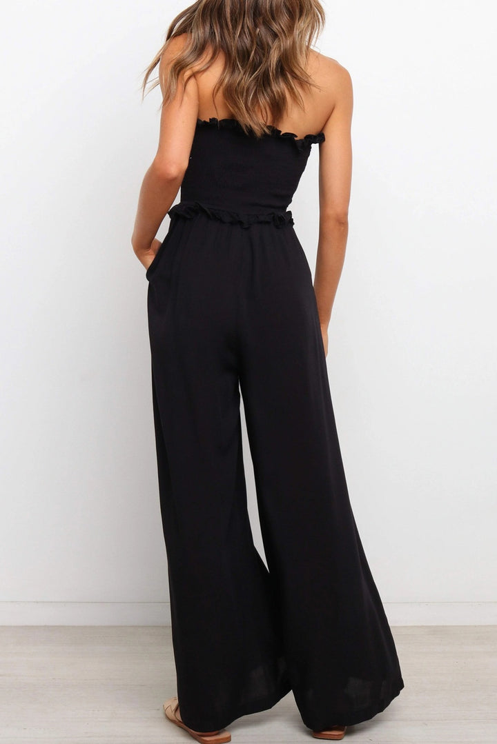 European And American Leisure Loose Sleeveless Jumpsuit-Womens 2024 March-Zishirts