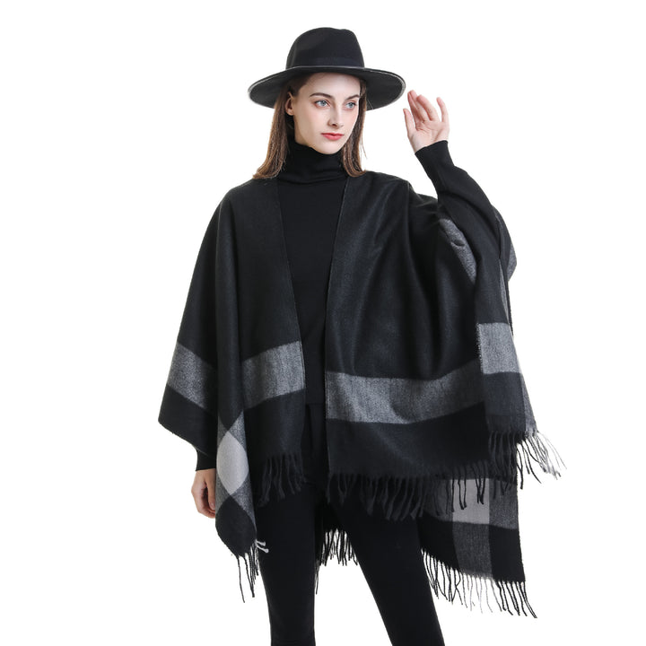 Shawl Cloak Robe Warm Fashion Autumn And Winter-Scarves & Wraps-Zishirts