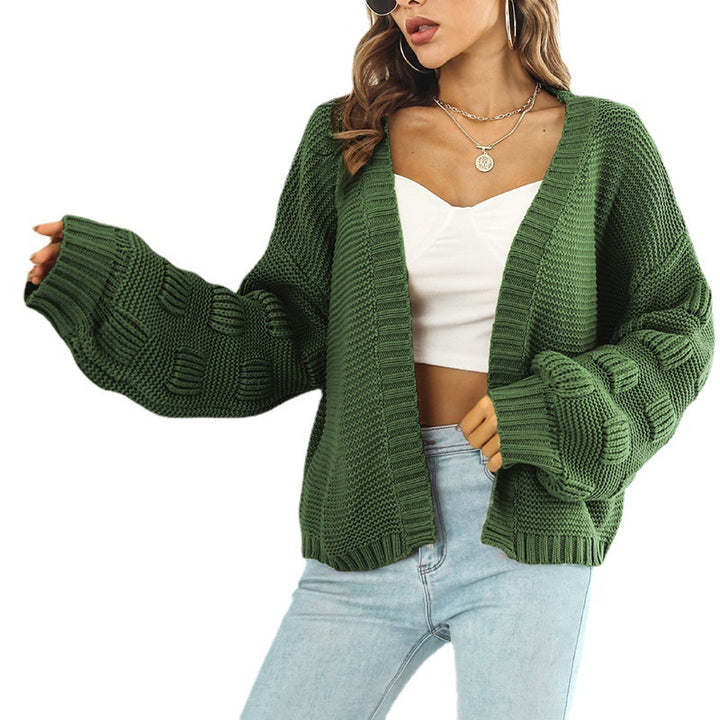 Women's Knitted Cardigan Casual Retro-Sweaters-Zishirts