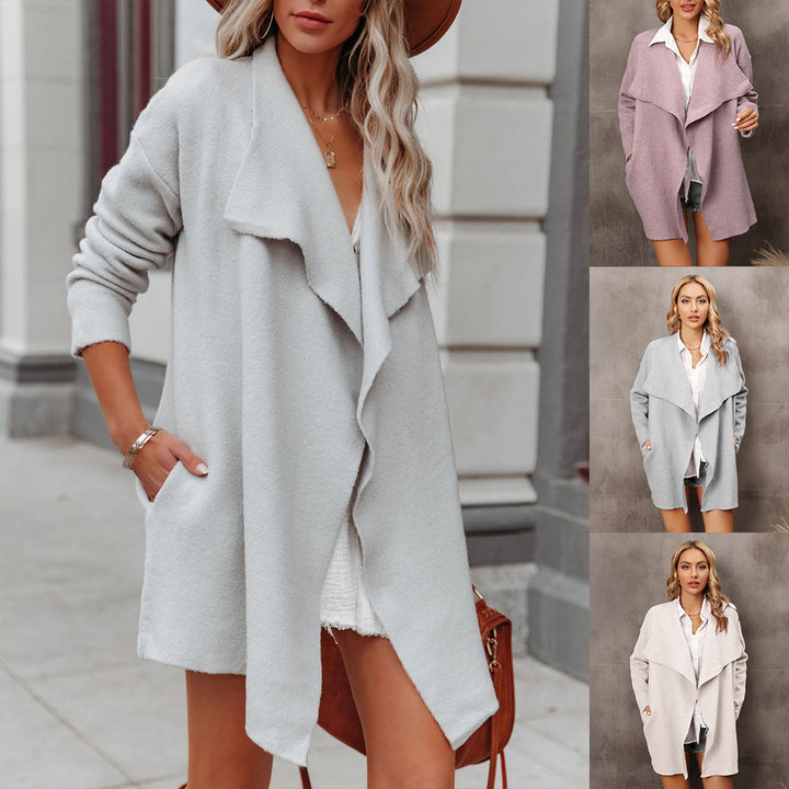 Plus Size Women's Long Fashion Coat-Womens 2024 March-Zishirts