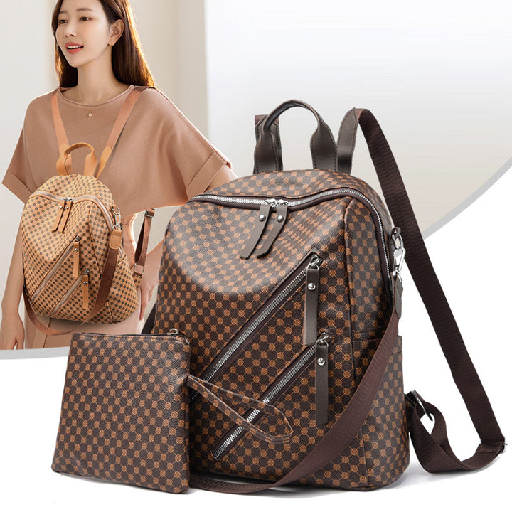 Retro Presbyopic Suit Women's Backpack-Women's Bags-Zishirts