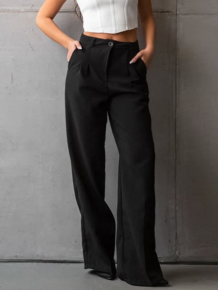 Women's Fashionable Casual Versatile High Waist Casual Pants-Suits & Sets-Zishirts