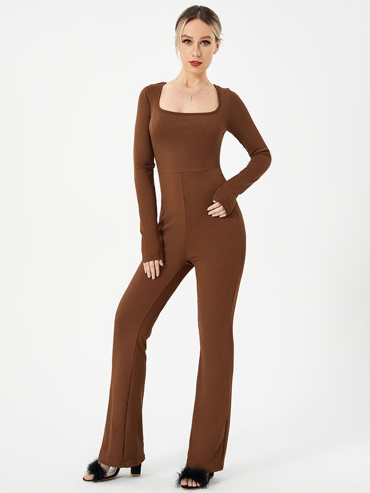 Women's Loose Casual High Stretch Jumpsuit-Womens 2024 March-Zishirts