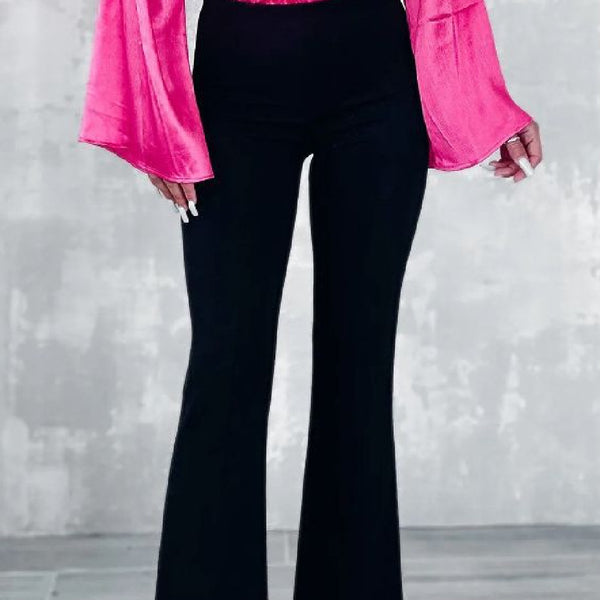 Casual Solid Color Slim Pants-Suits & Sets-Zishirts