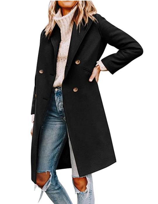 New Women's Woolen Mid-length Coat-Jackets-Zishirts